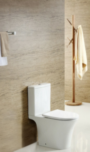Swiss Aqua Technologies Combi WC à poser sans bride, avec abattant softclose - remplissage par le bas (SATBRE030RREXVP)
