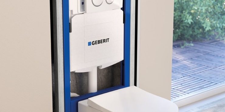 installer-wc-suspendu bati support geberit