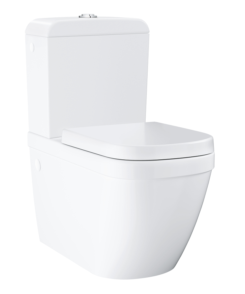 Grohe Ceramic Pack WC à poser haut de gamme, alimentation par le dessous (39462000)