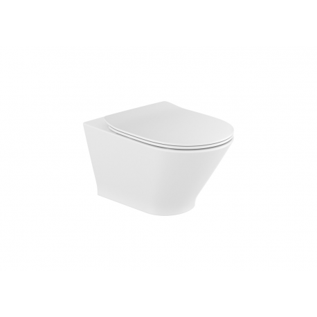 Roca Pack Bâti-support ROCA ACTIVE + WC GAP ROUND sans bride + Abattant softclose + Plaque de commande blanche (RocaActiveTheGap-1)