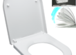Idevit Abattant WC à fermeture douce Softclose adaptable sur la plupart des cuvettes, blanc (EASY2244)
