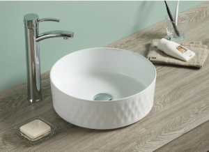 Swiss Aqua Technologies Vasque à poser Infinitio 36 x 36 x 12 cm sans trop-plein, blanc (SATINF3636)